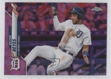 2020 Topps Chrome Pink Refractor Victor Reyes #126 6wp