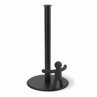 Umbra KüChenrollenhalter Buddy, Papierrollenhalter, Stahl, Schwarz, 33 Cm