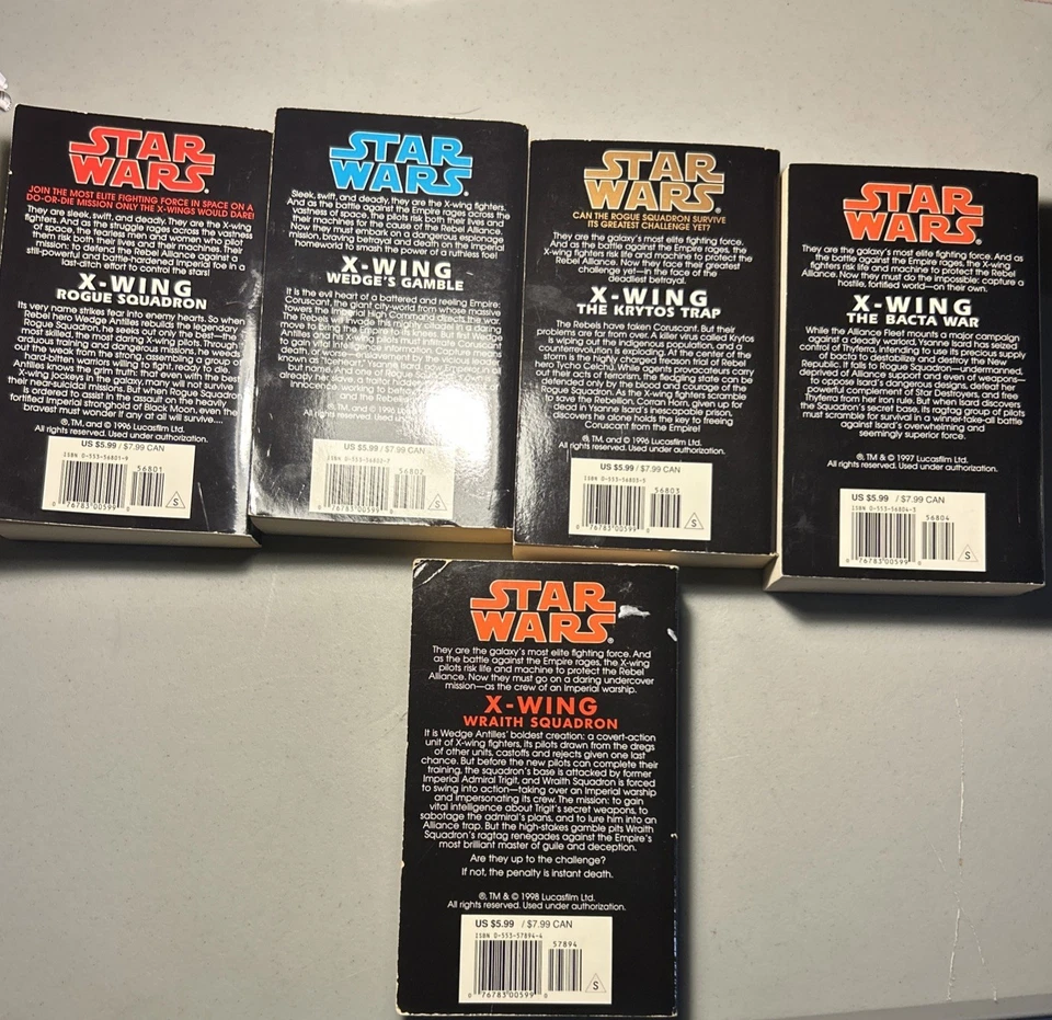 Star Wars  Series Books 1-4 By Michael A. Stackpole Paperback Set Foto 2 de 2
