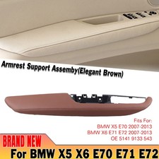 Elegant Braun Vordere Linke Tür Armlehne Assemby Für BMW X5 E70 X6 E71 E72 07-14