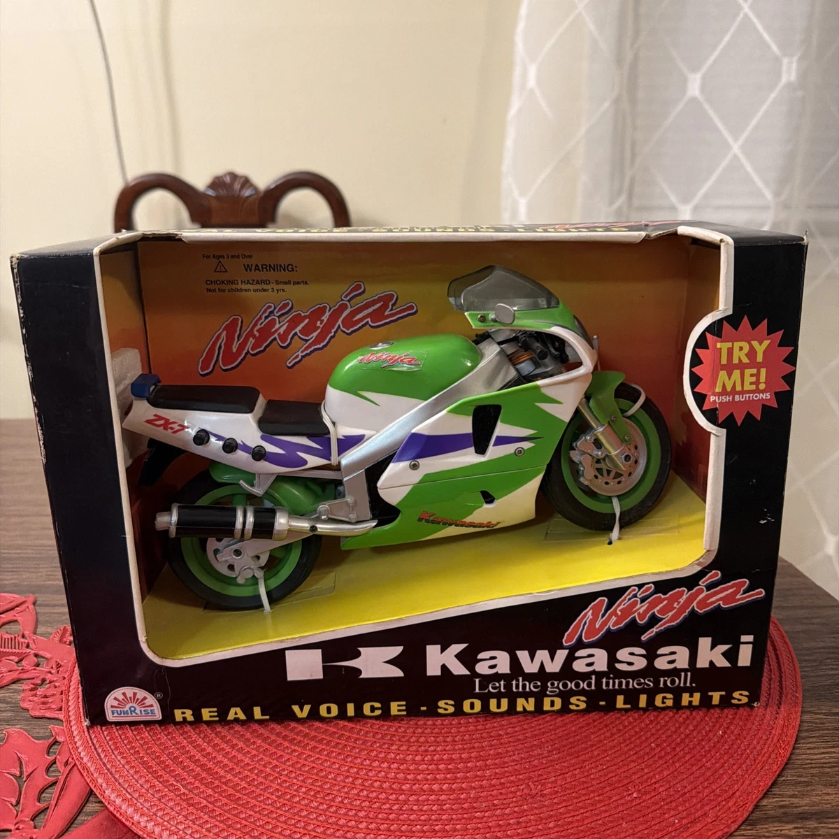 Vintage 1994 Funrise Kawasaki Ninja ZX-7 Sportbike - Open Box