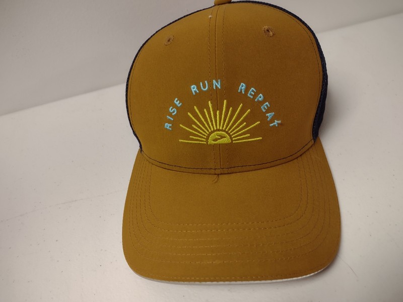 Unisex Brooks Running Company Trucker Running Hat. One Size Adjustable....