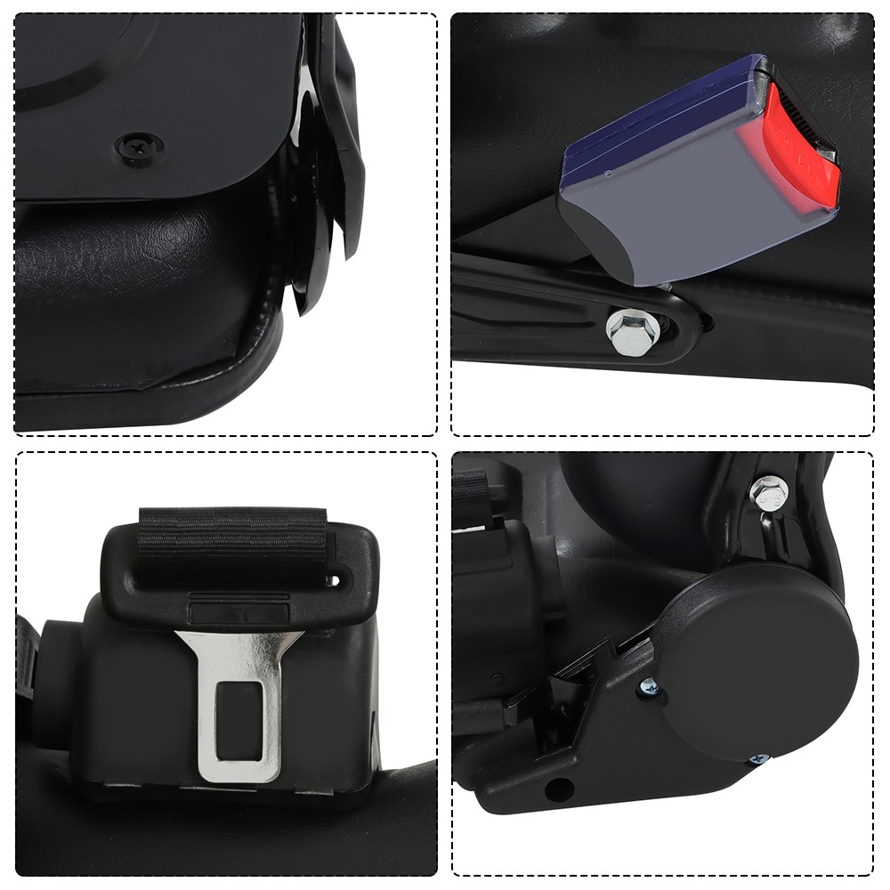 Forklift Seat Waterproof PVC replacement Universal For Tractor With Safety Belt