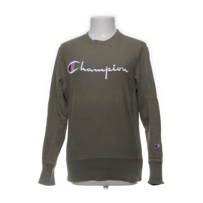 Champion, Sweatshirt, Größe: S, Reverse Weave Warm Up, Grün, Baumwolle #8oS