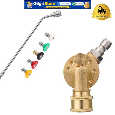 #ad 4000 PSI Pressure Washer Wand amp; Pivoting Coupler for Ultimate Cleaning Power $45.54