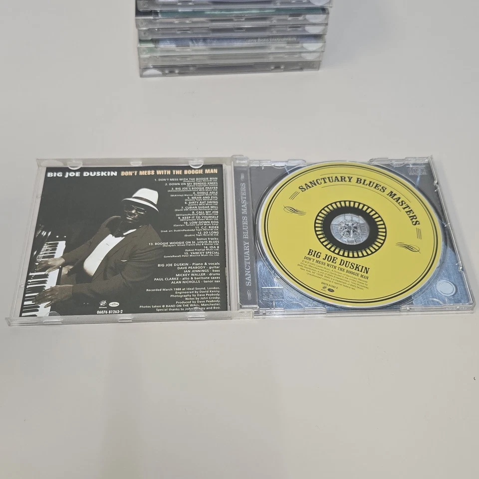 Big Joe Duskin - Don't Mess with the Boogie Man (CD, 2003, Castle Music) Foto 3 de 4