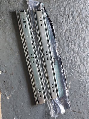 Schwerlast Soft Close Schubladenführungen Gleiter Vollauszug Kugellager Schienen UK