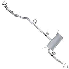 Northeastern Exhaust Flex Pipe And Muffler Kit Fits 1998-2005 Vw Passat 1.8l