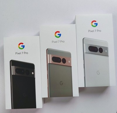 New Google Pixel 7 PRO 5G 128/256/512GB GSM & CDMA Factory Unlocked SmaetPhone
