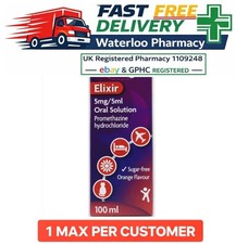 Promethazine Elixir(Phenergan)5mg/5ml Hayfever rashes travel sickness insomnia