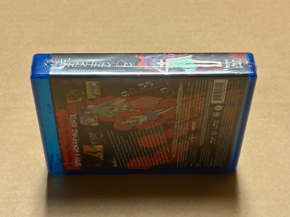 Sentai Filmworks 2021 Release 'When They Cry' Complete Blu-Ray Collection Sealed Foto 4 de 4