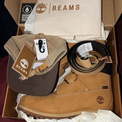 BEAMS X TIMBERLAND 6-INCH PREMIUM GORETEX WHEAT MENS BOOTS SIZE 12