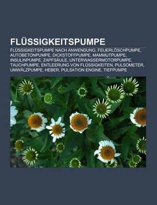 Flüssigkeitspumpe Books LLC