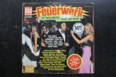 Feuerwerk 28 Tanzraketen Karussell GOLD-SERIE Vinyl LP Schlager Pop