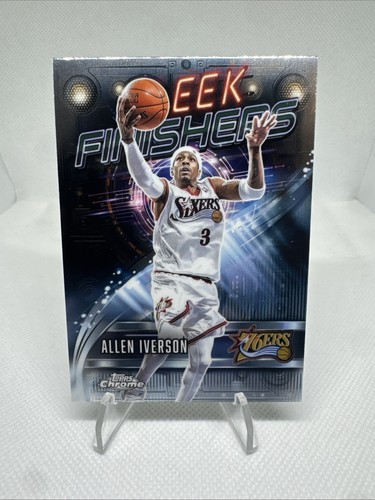 Allen Iverson #SF-13 2025 Topps Chrome Sleek Finishers card