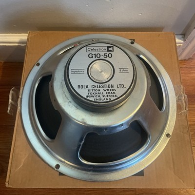 Vintage Celestion G10-50 12  Rola England 8 Ohm Marshall #1