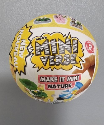 MGA'S Miniverse Make It Mini Nature Series 2 Factory Sealed Collectible Ball