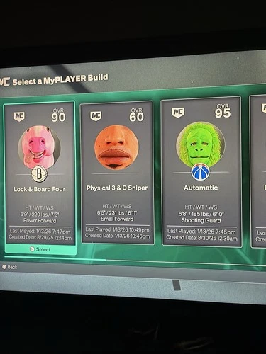 Legend 1 Nba 2k26 Account Ps5 Playstation 5 14 bulids 73.7 wp%  19 cap breakers