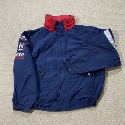 Vintage Nautica Segeljacke Herren XL Mehrfarbig H20 Shell Windbreaker