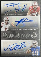 2017 Panini Majestic new Blood T.J. Watt/McMillan/Davis RC Auto /99 Wisconsin