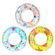 Mulic Inflatable Pool Floats for Kids Children - 3 Pack Swim Ring Tube Toys