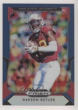 2019 Panini Prizm Draft Draft Picks Blue Prizm Hakeem Butler #123 3wl