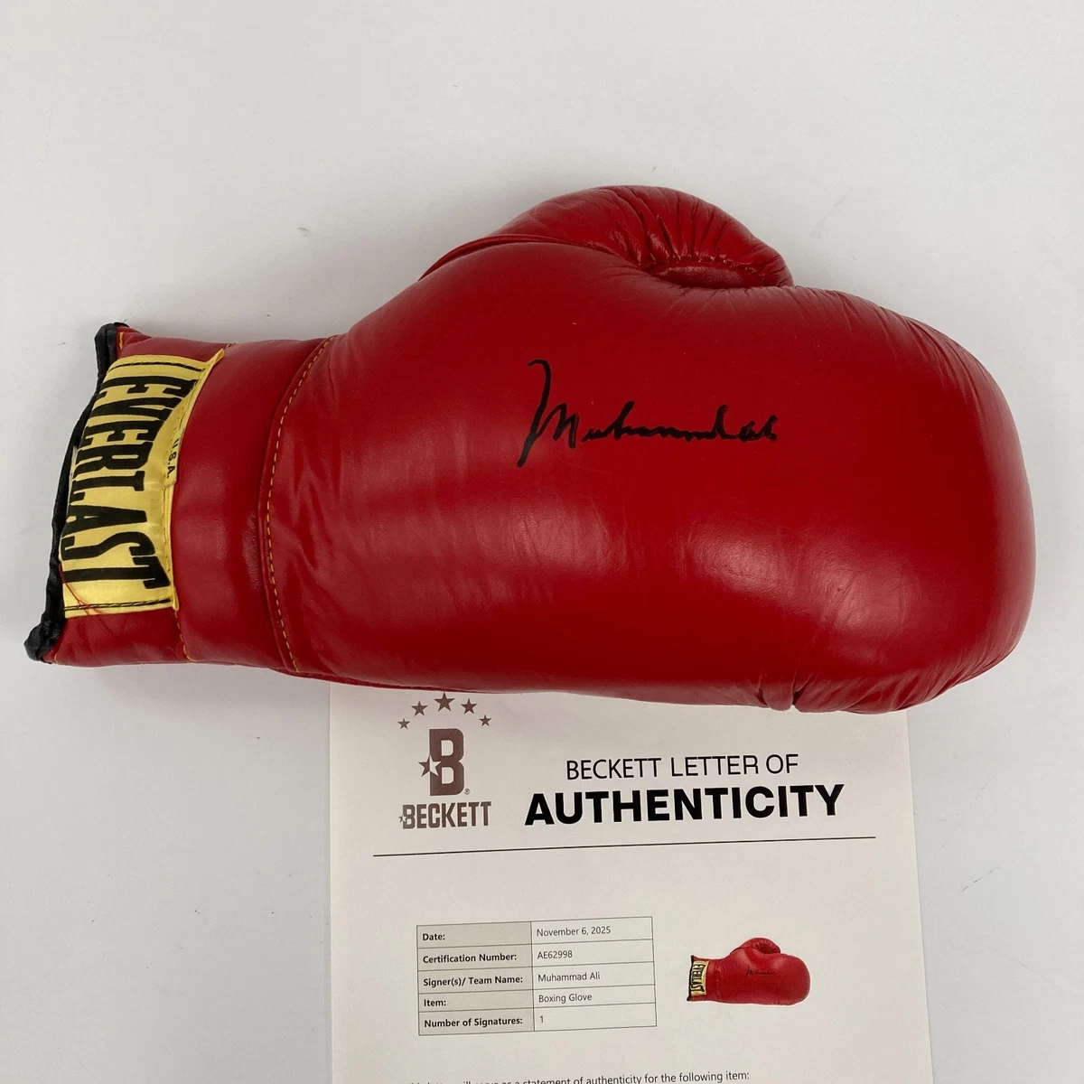 Muhammad Ali Signed Glove for sale | eBay