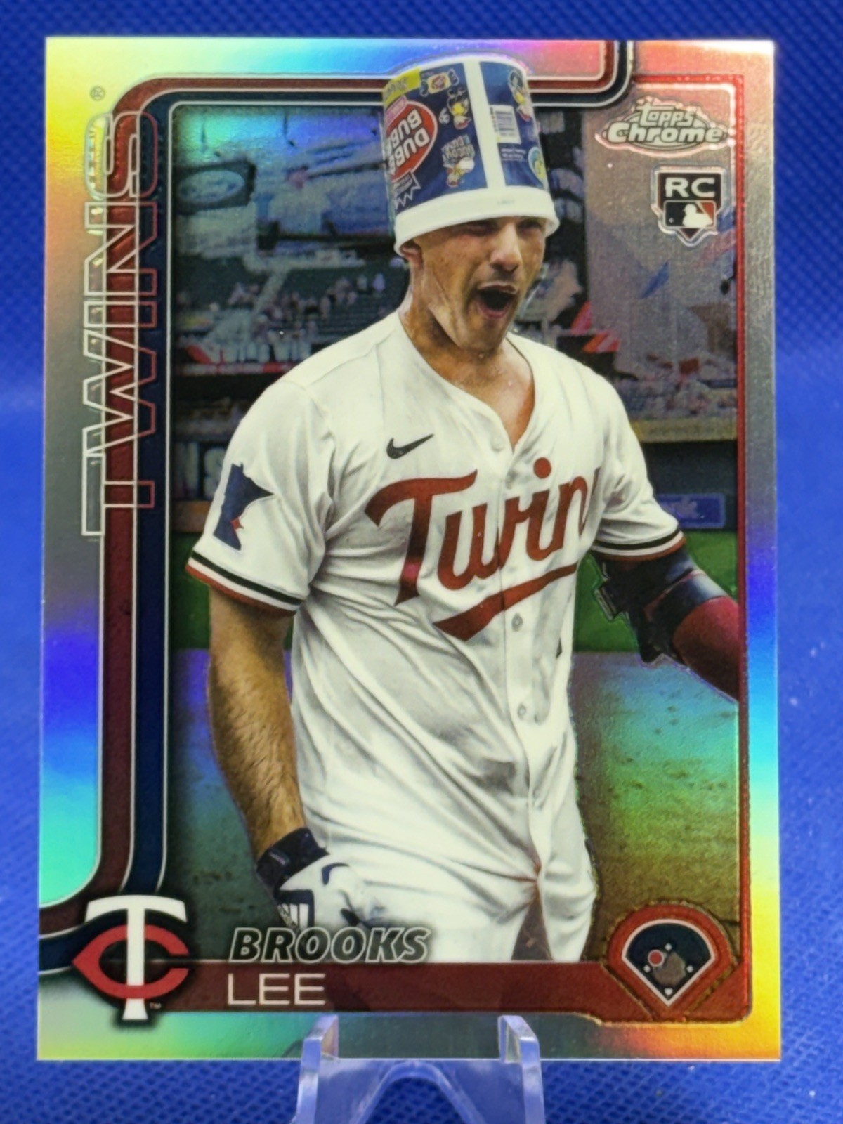 2025 Topps Chrome Update Brooks Lee Image Variation RC SSP #USC6 Twins