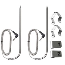 Pit Boss 2 Pack Replacement Meat Probe for Pellet Grill Smokers, 3.5mm Plug T...