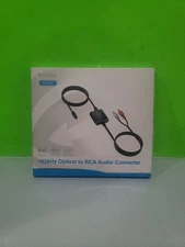 192kHz Digital to Analog Audio Converter SPDIF Optical Toslink to RCA Adapter