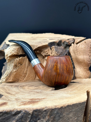 Giordano 3152 Smooth Bent Billiard Smoking Pipe