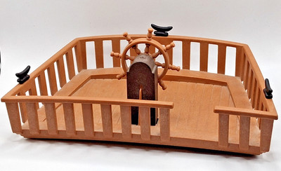 PLAYMOBIL 3750 PIRATENSCHIFF ERSATZTEIL OBEREDECK KOMPLETT 3550 KLICKY RAR