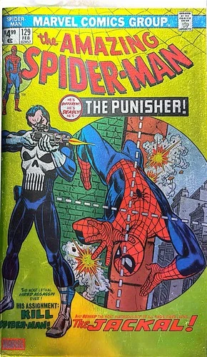Marvel Comics Amazing Spider-Man #129 The Punisher Foil