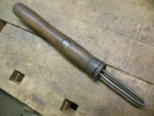 Vintage  Disston #123 wood 2 man crosscut saw handle  old carpenter tool