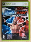 Xbox 360 Wwe Smackdown Vs Raw 2007 Complete CIB With Manual