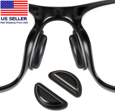 Eyeglass Nose Pads, Comfort Soft Silicone for Glasses, Sticky Backing 10 pairs
