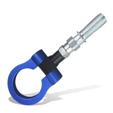 Car Front Bumper Tow Hook, with Screw-in Design Waterproof Trailer Blue