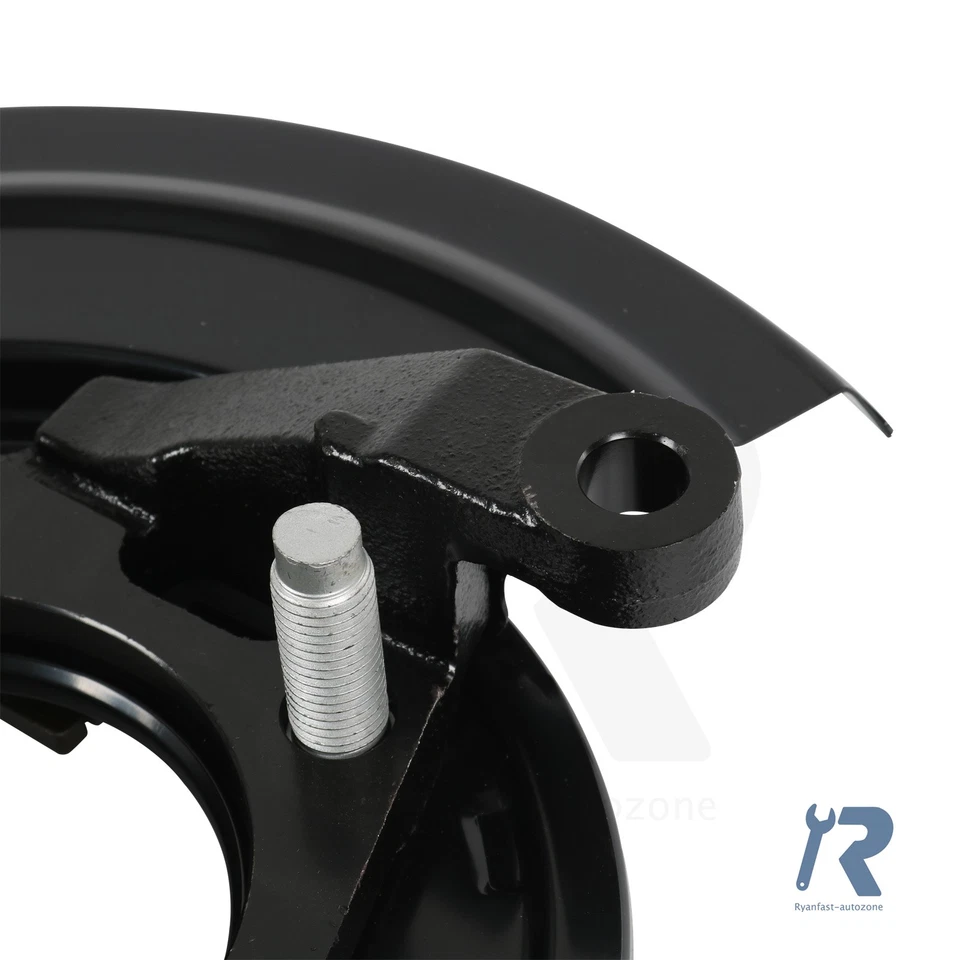 Placa de respaldo de freno trasera izquierda + derecha cargada para Ford serie F 2005-2012 926-272 Foto 3 de 4