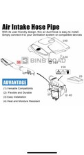 Air Intake Hose Pipe 2700900282 Compatible with Mercedes Benz AMG CLA250 GLA2...