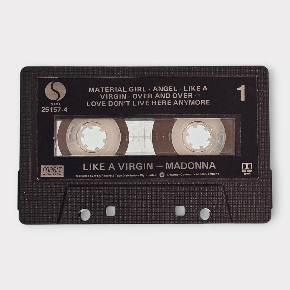 Madonna - Like A Virgin (Cassette, 1984) Electronic Synth Pop Vocal Dance Music - Image 3 of 4