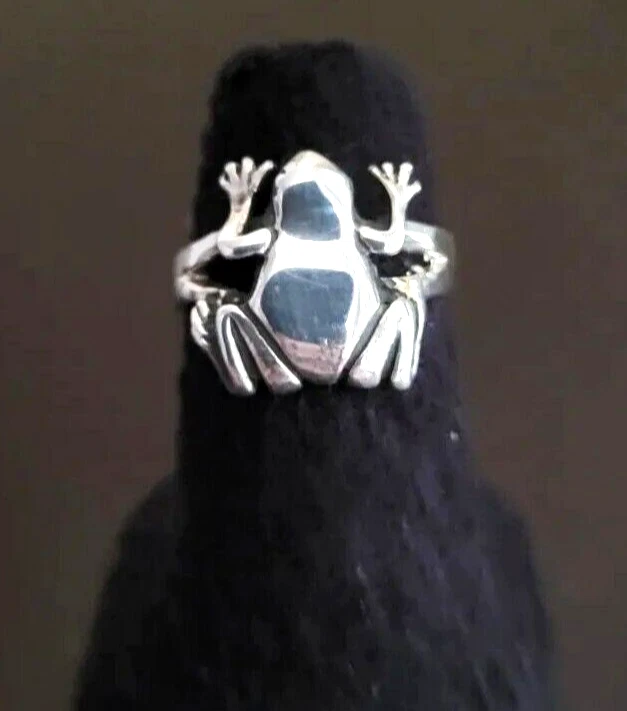 ショッピングを通販」 925シルバーフロッグ Ring レディース