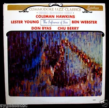 COLEMAN HAWKINS-LESTER YOUNG-The Influence Of Five-Jazz Album -MAINSTREAM #56002