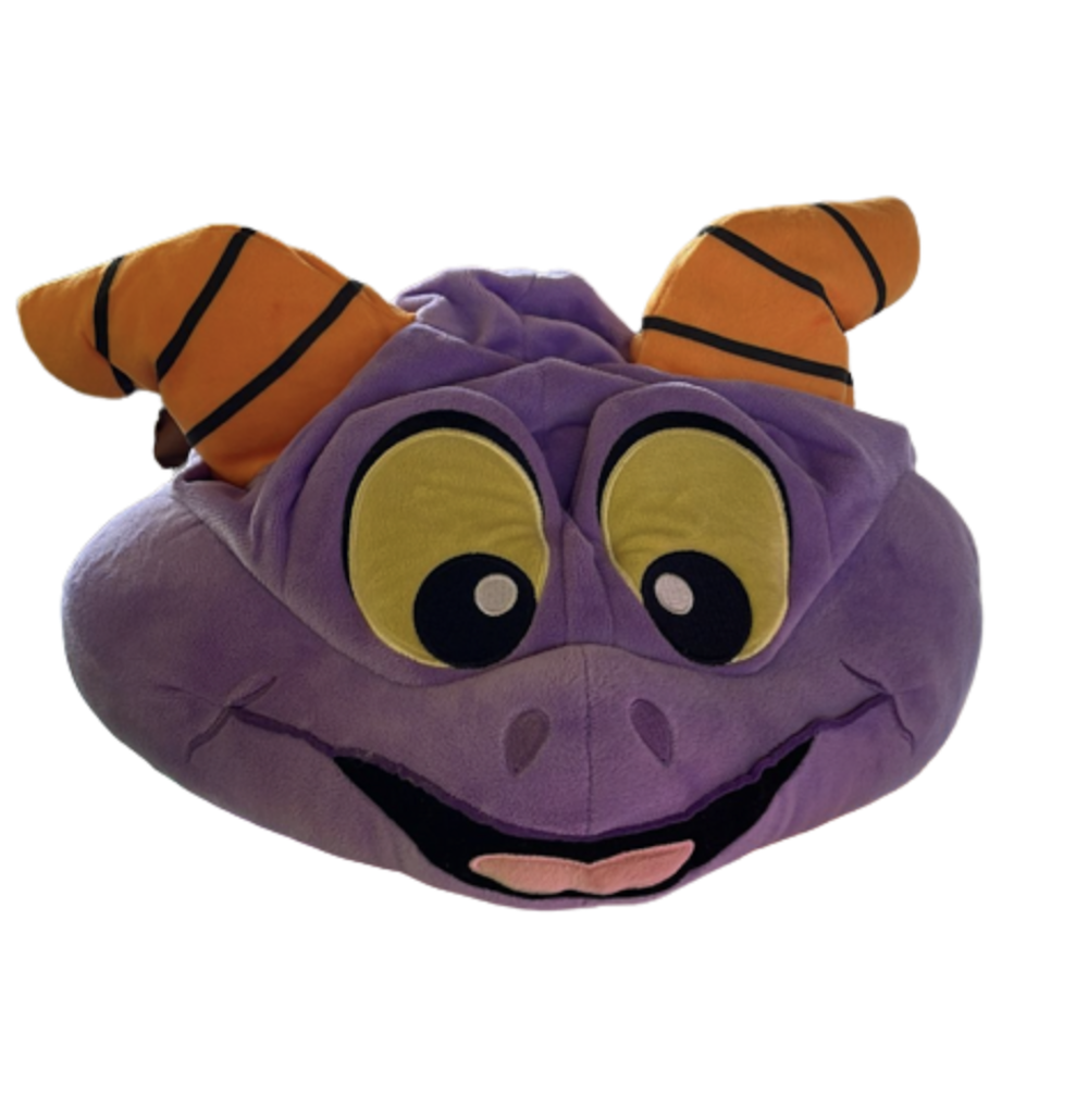 Disney Parks EPCOT Figment Face Plush Hat for Adult New with 