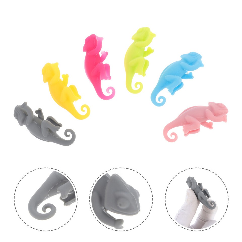 6pcs Glass Markers Drinking Marker Tea Bag Holders Drink Marker eBay