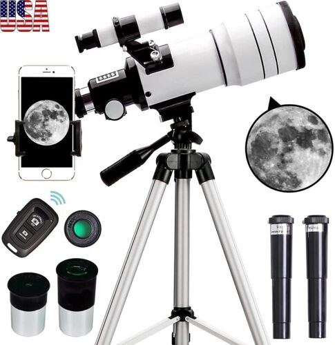 Professional Astronomical Telescope with High Tripod  Adults Kids Gift Portable