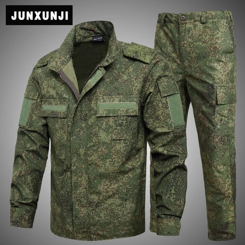 Russian Little Green Man Camouflage Jacket Suit Field Training Uniform Suit - Picture 20 of 21