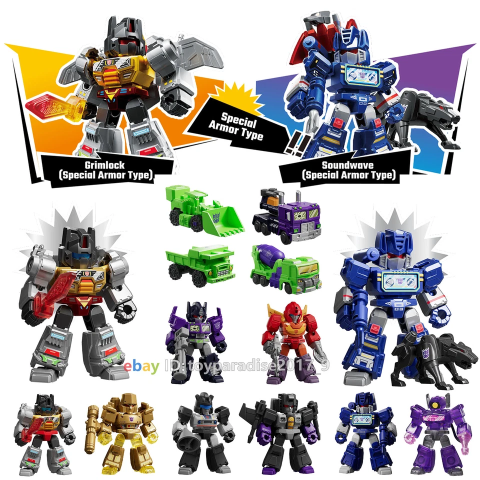 Blokees Transformers Defender Version 03 Heavy Metal War Special Armor Soundwave - Image 2 of 4