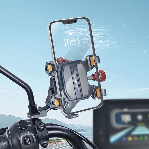 Soporte de metal para teléfono celular de aleación de aluminio a prueba de golpes Escorpio para bicicleta motocicleta - Imagen 2 de 22