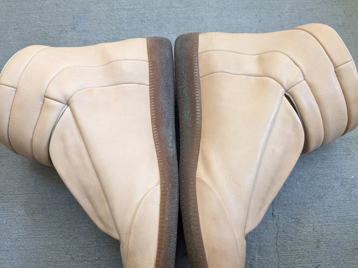 Maison Margiela Future Nude Beige Men 14 47 Leather High Top
