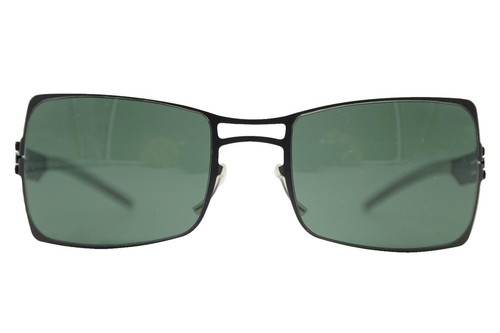NEW IC! BERLIN SAM A0682 790 SUNGLASSES ECOBLACK UNISEX EYEWEAR IC! Berlin SAM A0682 790 EcoBlack Matte/Grey 57-16-145  main image 2